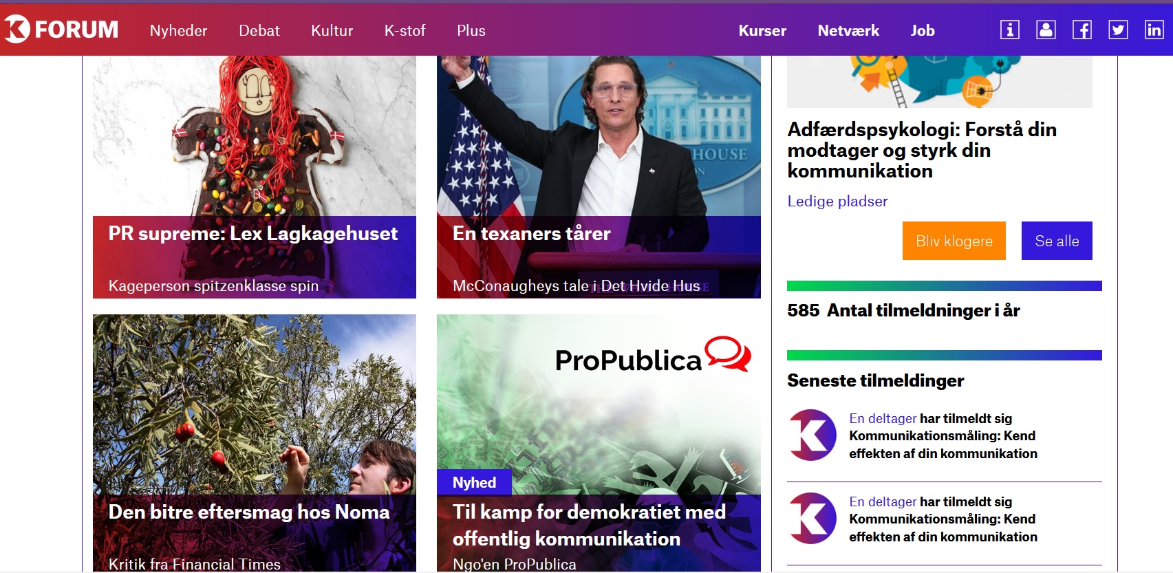 Kommunikationsforum om ProPublica: “Til kamp for demokratiet med offentlig kommunikation”